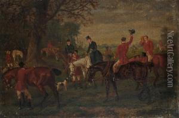 The Hunt Oil Painting - Edward Benjamin Herberte