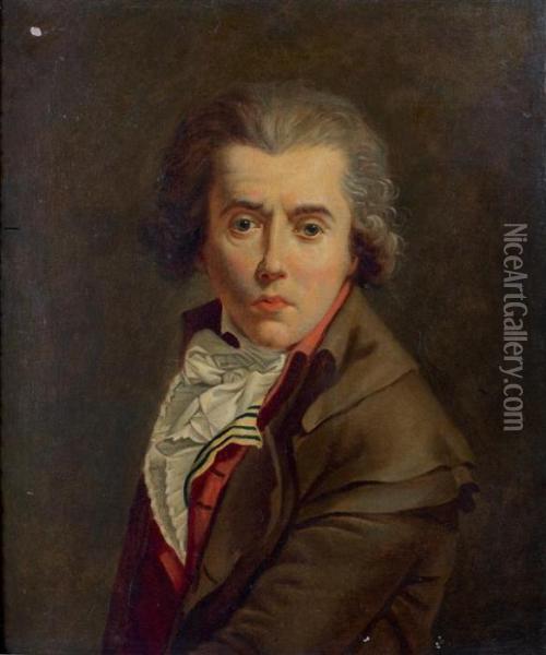 Autoportrait Oil Painting - Jacques Louis David