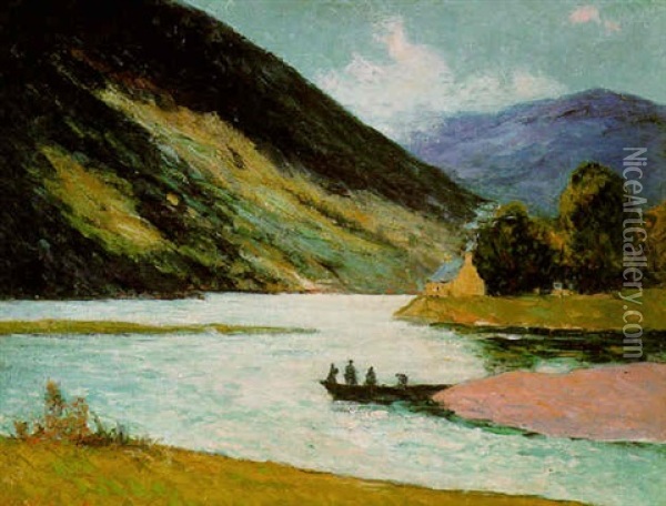 Loch Etive Oil Painting - Maxime Maufra