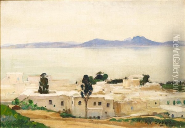 Sidi Bou Said Oil Painting - Paul Emile Dubois