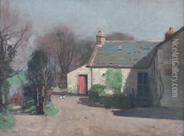 Ellisland Farm Oil Painting - George Houston