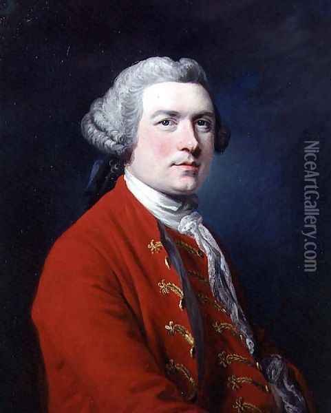 Portrait of Sir James Napier Oil Painting - Francis Cotes
