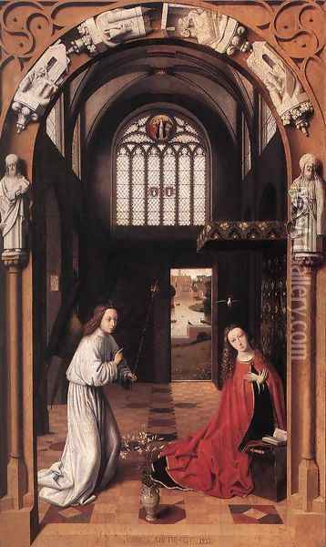 Annunciation 1452 Oil Painting - Petrus Christus