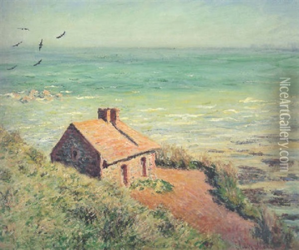 Cabane Des Douaniers, Effet Du Matin Oil Painting - Claude Monet