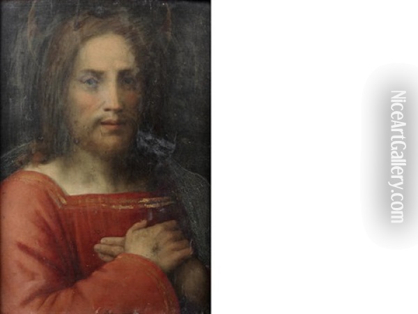 Christ In Prayer Oil Painting - Andrea Del Sarto