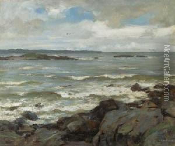 Wind In The Solway Oil Painting - William Stewart MacGeorge