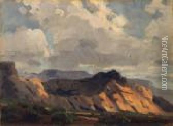 Arizona Oil Painting - Edgar Alwin Payne