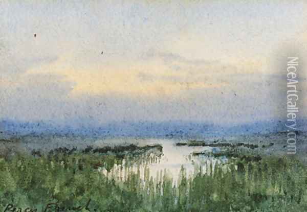 Lake Oil Painting - William Percy French