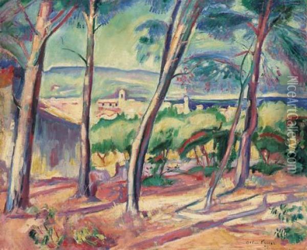 La Ciotat Oil Painting - Emile-Othon Friesz