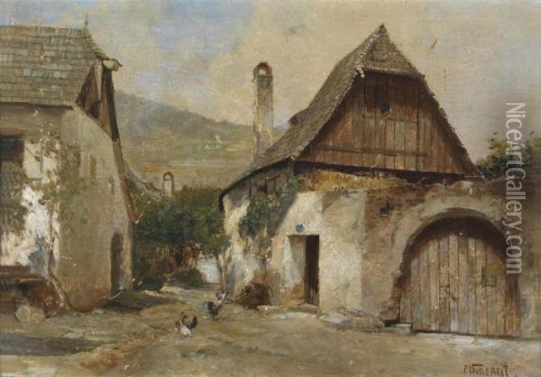 Scene From The Wachau Oil Painting - Paul Unbereit