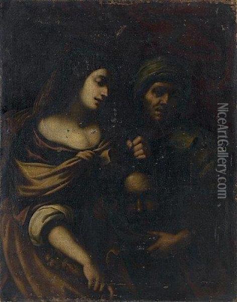 Judith Tenant La Tete D'holopherne Oil Painting - Carlo Francesco Nuvolone