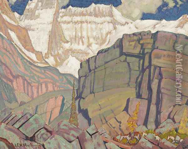 Mount Lefroy Oil Painting - James Edward Hervey MacDonald