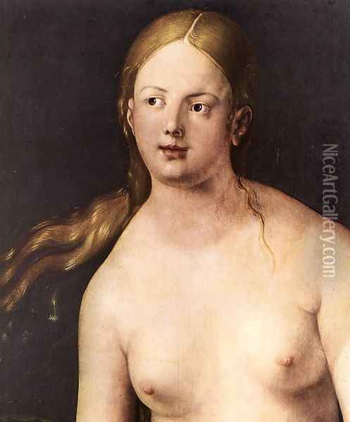 Eve (detail) Oil Painting - Albrecht Durer