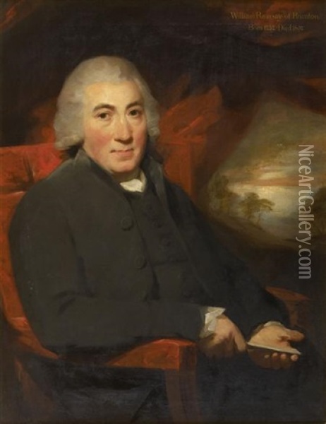 Half Length Portrait Of William Ramsay Of Barnton Oil Painting - Sir Henry Raeburn