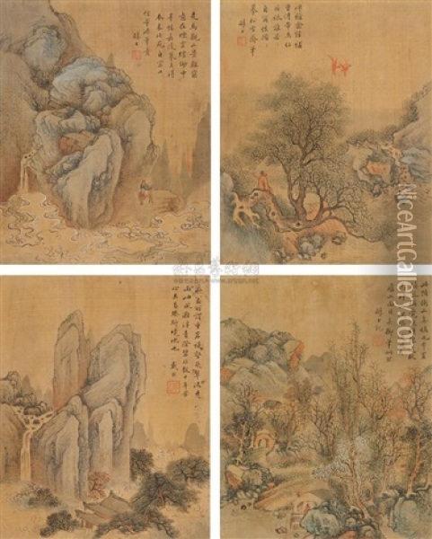 Landscape (album W/12 Works) Oil Painting -  Dai Xi