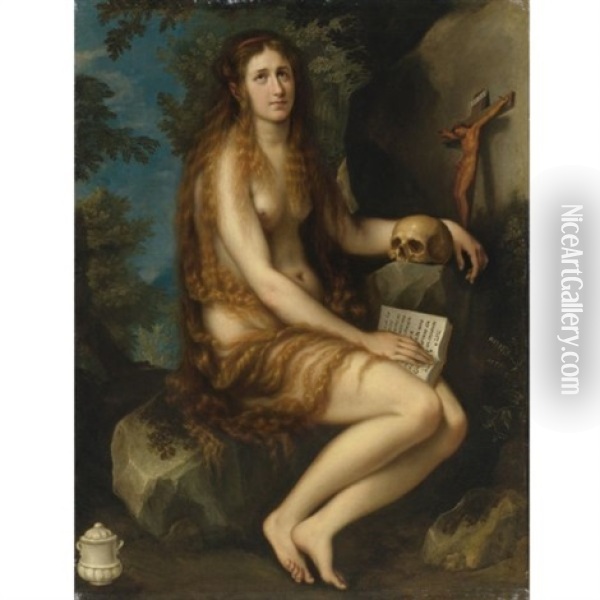 The Penitent Magdalene Oil Painting - Lodovico (Il Cigoli) Cardi