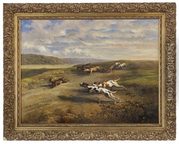 The Hunt Oil Painting - Guillaume Anne Van Der Brugghen