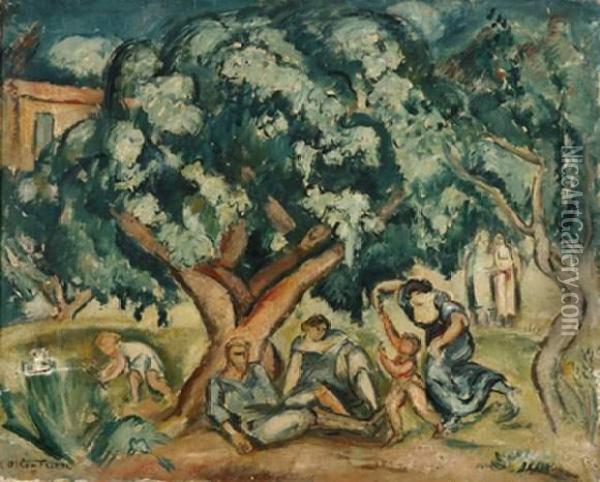  Partie De Campagne  Oil Painting - Emile-Othon Friesz