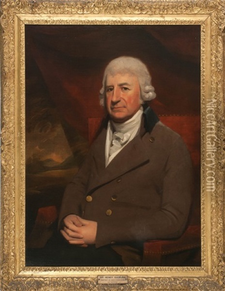 Portrait Of James Harrower Of Inzivar Oil Painting - Sir Henry Raeburn