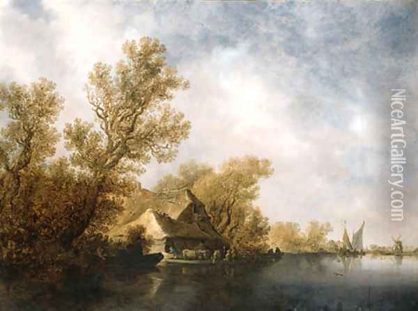 Untitled 4 Oil Painting - Jan van Goyen