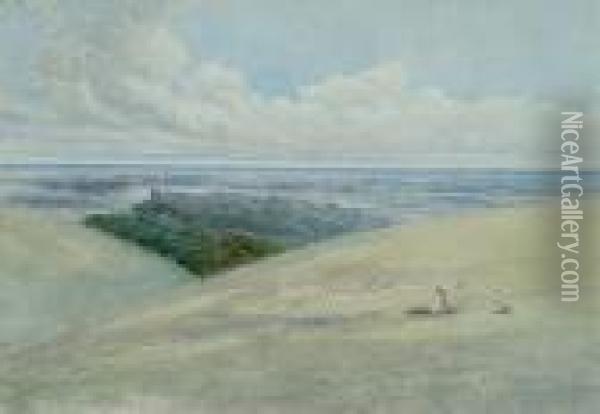 Arundel Castle Oil Painting - George Smith