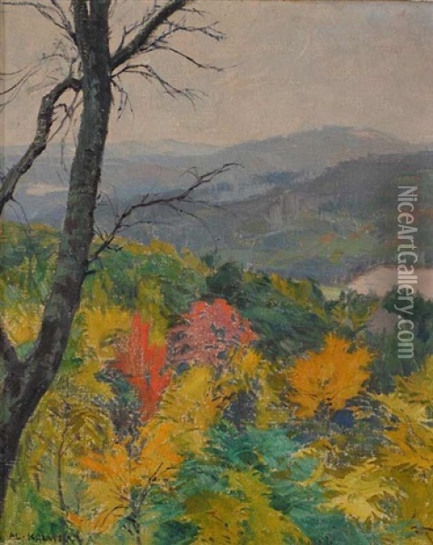 Autumn Near Houska Oil Painting - Alois Kalvoda