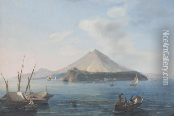 Procida Oil Painting - Camillo da Vito