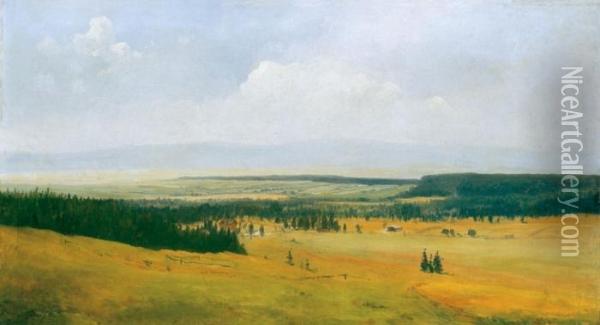 Landscape Oil Painting - Karoly Telepy