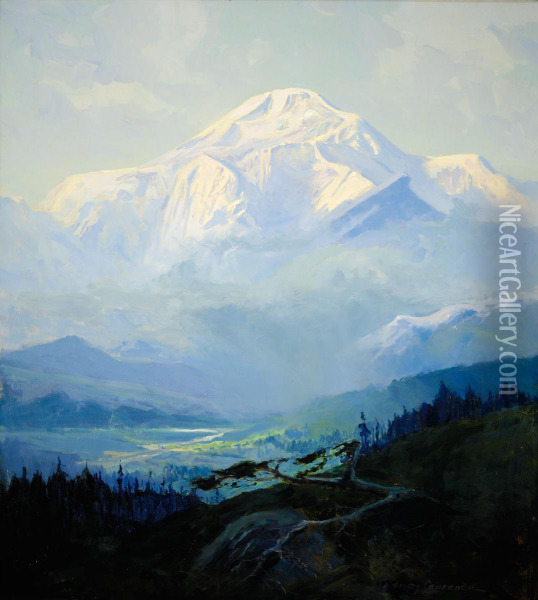 Mt. Mckinley Oil Painting - Sidney Laurence