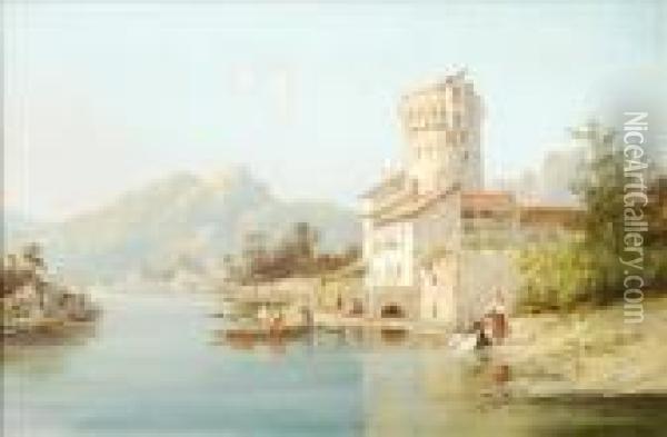 Italy Oil Painting - William Raymond Dommersen