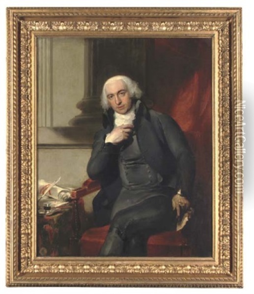 Portrait Of The Rt. Hon. Sylvester Douglas, Later Baron Glenbervie Of Kincardine Oil Painting - Thomas Lawrence