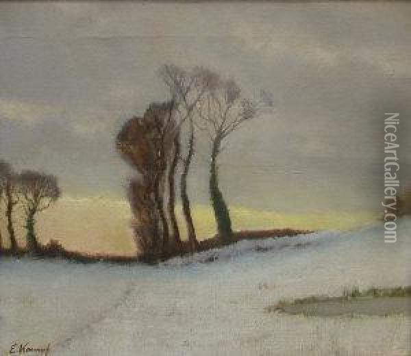 Landschaft Oil Painting - Eugen Kampf