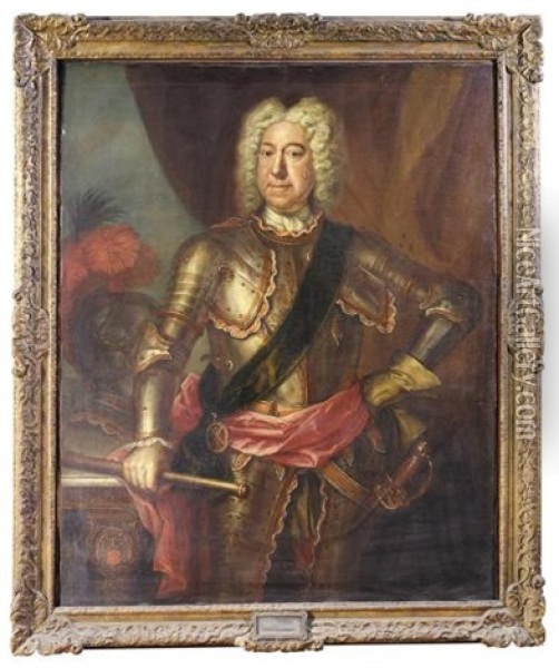 Portrait Of General George Carpenter, 1st Baron Carpenter Of Killaghy Oil Painting - Martin Maingaud