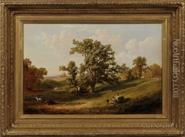 Rural Landscape Oil Painting - Russell Smith