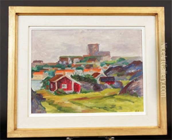 Carlstens Fastning, Marstrand Oil Painting - Birger Simonsson