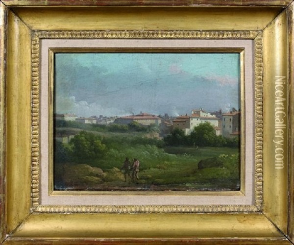 Paysage D'italie Oil Painting - Jan Frans van Bloemen