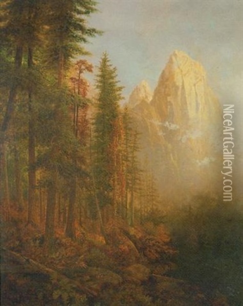 Sierra Sentinels Oil Painting - Fredrick A. Butman