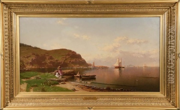 Near Cape Elizabeth, Portland, Maine Oil Painting - Alfred Thompson Bricher
