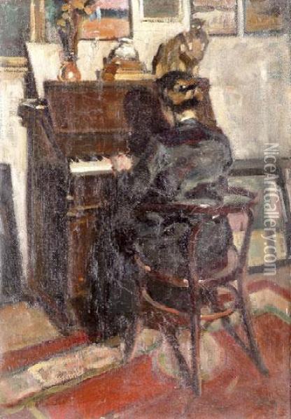 Zongoranal Oil Painting - Imre Foldes