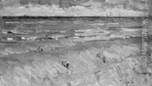 A Dune Landscape Oil Painting - Joseph Raphael