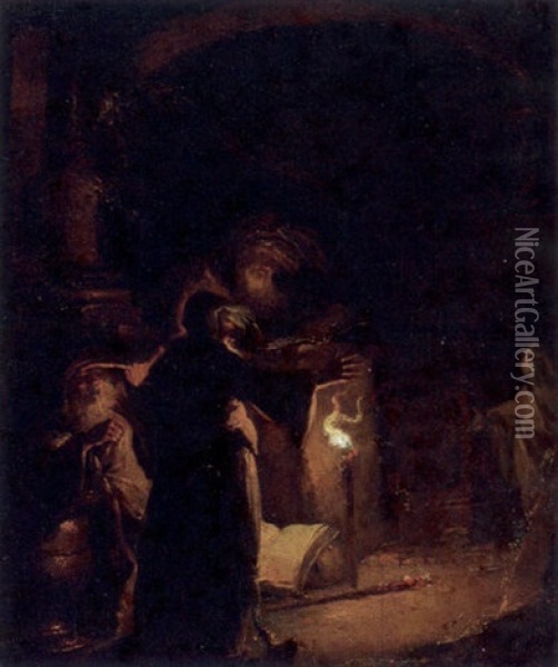 Alttestamentarische Szene Oil Painting - Johann Conrad Seekatz