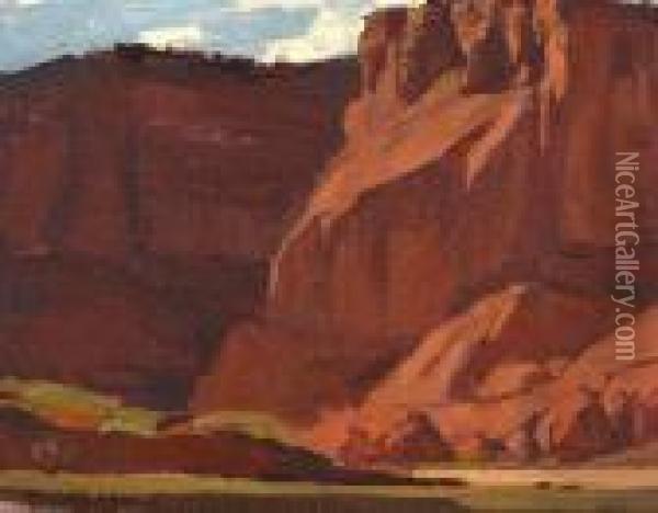 Canyon De Chelly Oil Painting - Edgar Alwin Payne