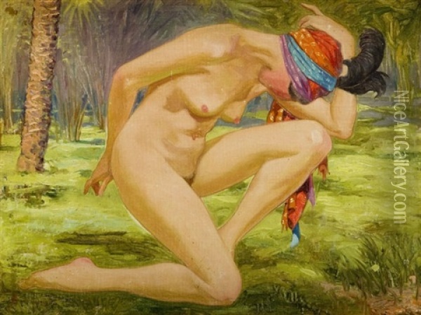 Nude Oil Painting - Aleksander Laszenko