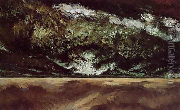 The Angry Sea 2 Oil Painting - Gustave Courbet