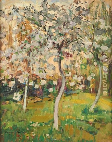 Jardin Oil Painting - Fernand Allard L'Olivier