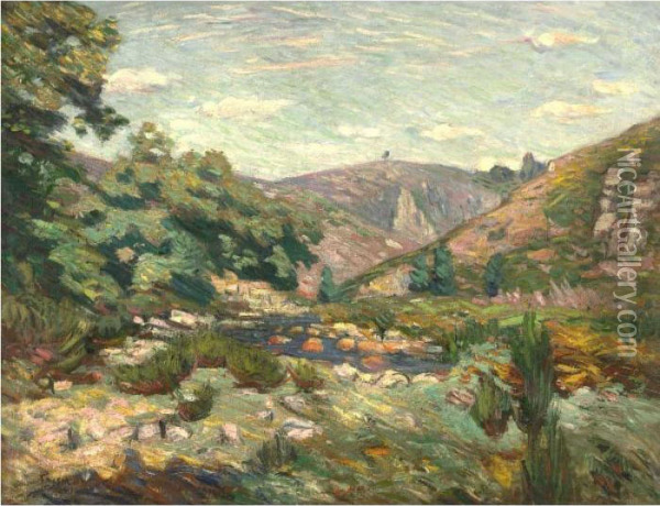 Paysage De La Creuse Oil Painting - Emile-Othon Friesz