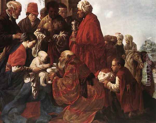 The Adoration of the Magi Oil Painting - Hendrick Terbrugghen