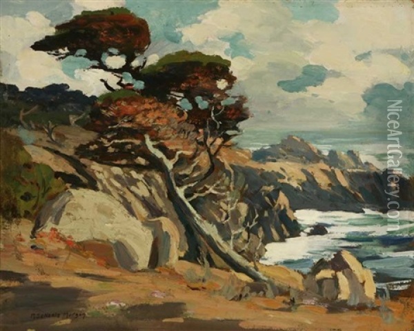 Monterey Coast Oil Painting - Mary Deneale Morgan