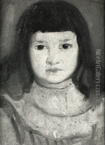 Anticol Child Oil Painting - Alexander Wallace Rimington