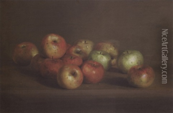 Fourteen Apples Oil Painting - Charles Porter